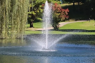 Commercial pond fountain and aeration service